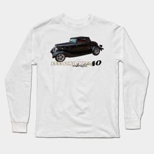 1933 Ford Model 40 Cabriolet Long Sleeve T-Shirt